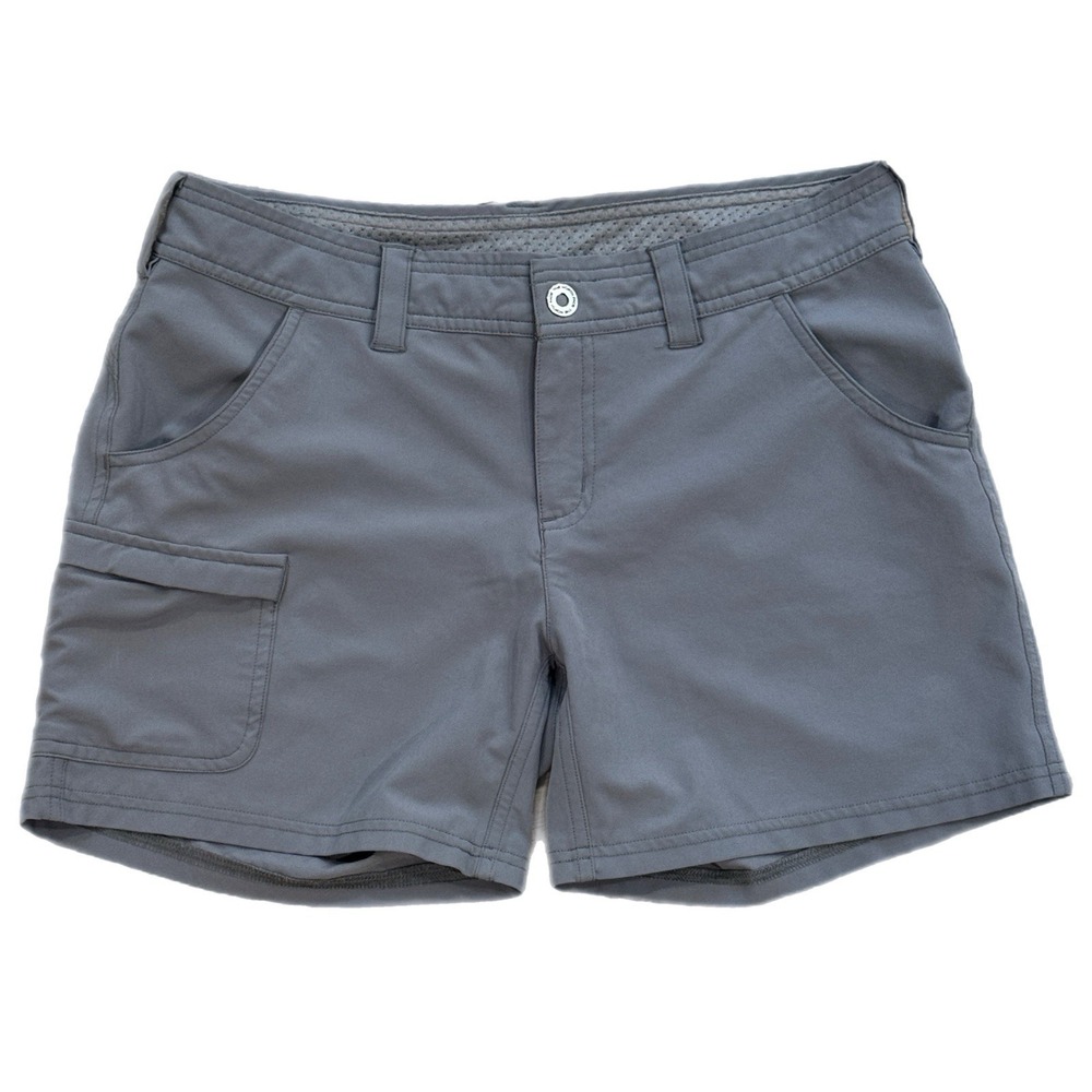 The North Face Shorts Gray Almatta Cargo Stretch Mid Rise Hiking Outdoor Women 6
